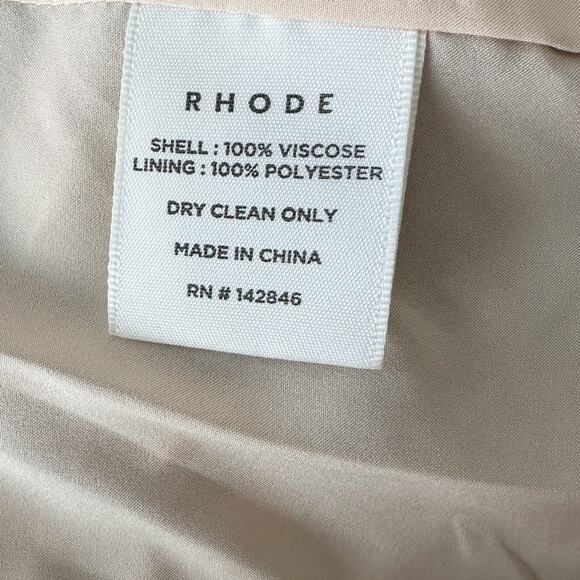 Rhode Pia Butterfly Print Short Sleeve  Mini Dress Size 2 - Picture 8 of 10